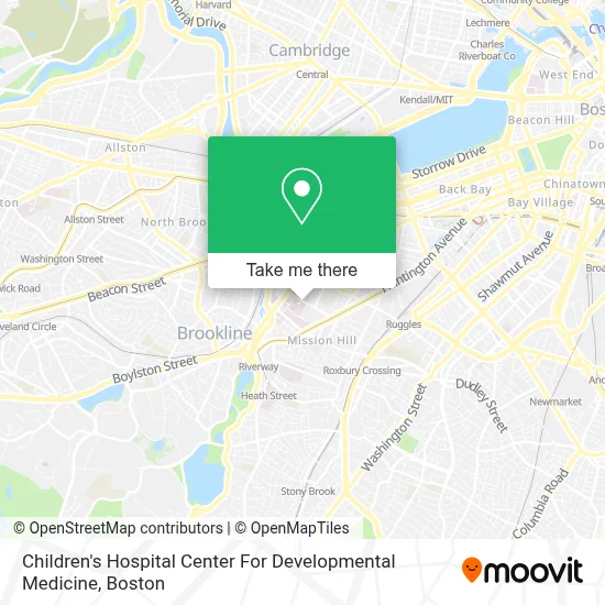 Children's Hospital Center For Developmental Medicine map