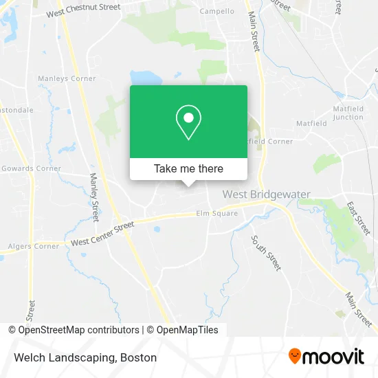Welch Landscaping map