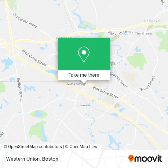 Western Union map