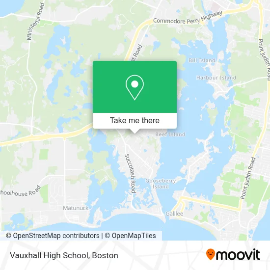 Vauxhall High School map