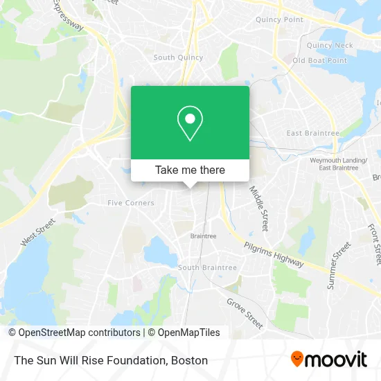The Sun Will Rise Foundation map