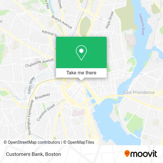 Customers Bank map