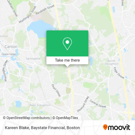 Kareen Blake, Baystate Financial map
