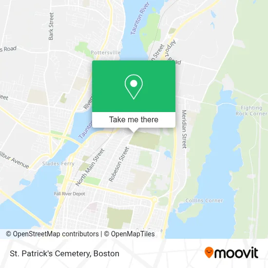St. Patrick's Cemetery map