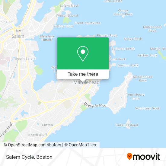 Salem Cycle map