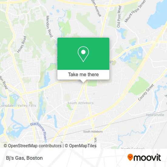 Bj's Gas map