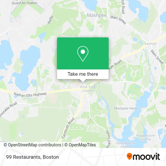 99 Restaurants map