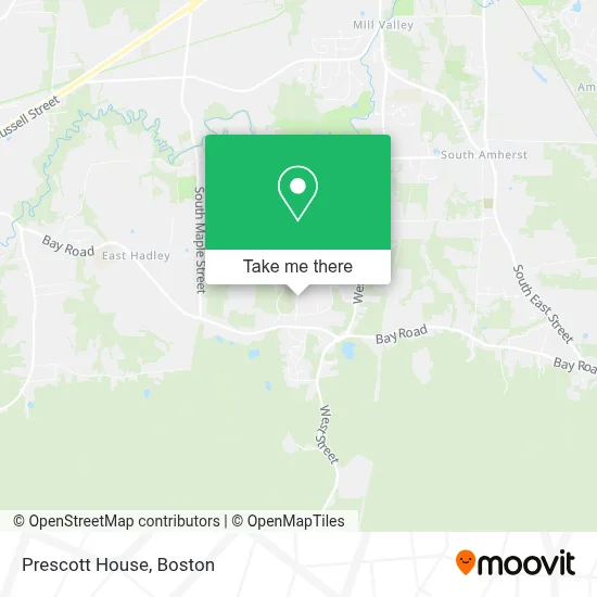 Prescott House map