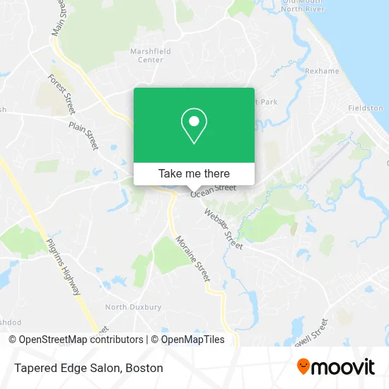 Tapered Edge Salon map