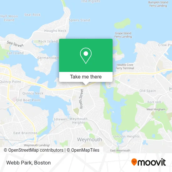 Webb Park map
