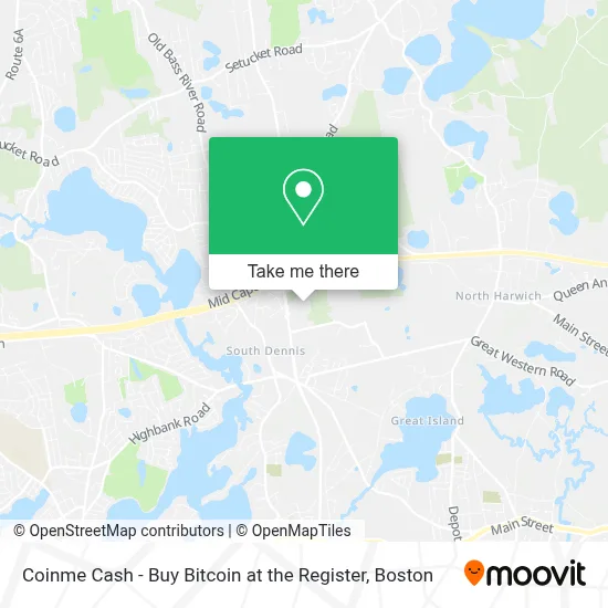Coinme Cash - Buy Bitcoin at the Register map