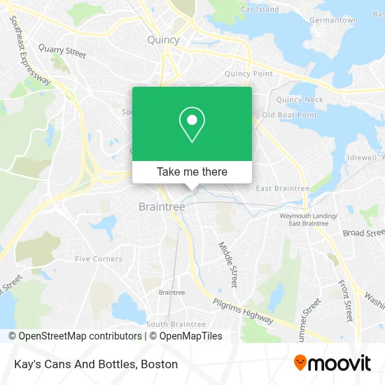 Kay's Cans And Bottles map