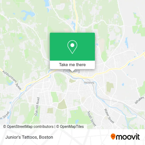 Junior's Tattoos map