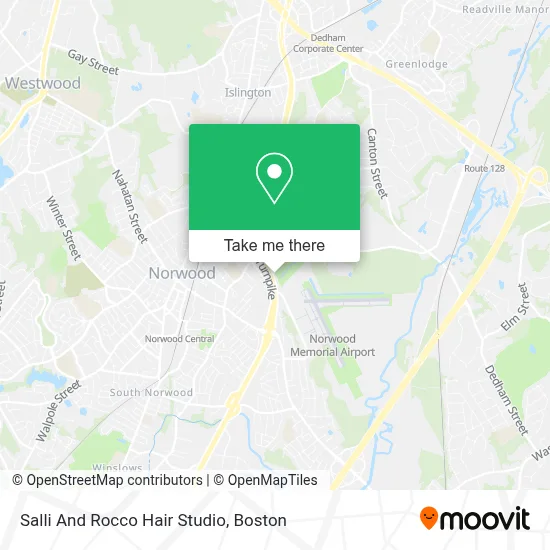 Salli And Rocco Hair Studio map