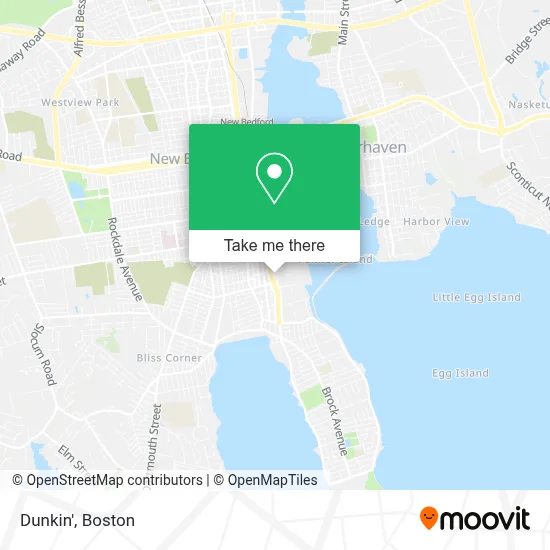 Dunkin' map
