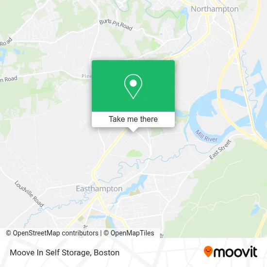 Moove In Self Storage map