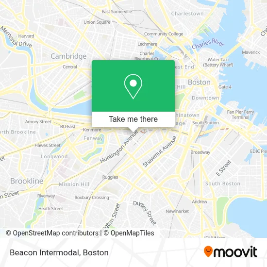 Beacon Intermodal map