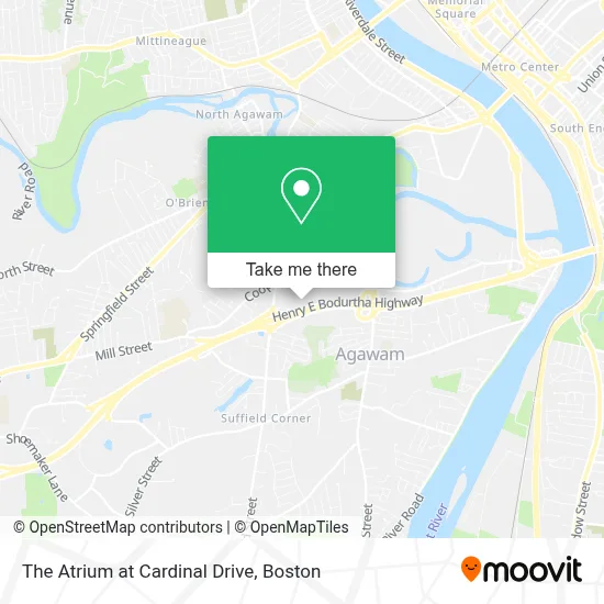 The Atrium at Cardinal Drive map