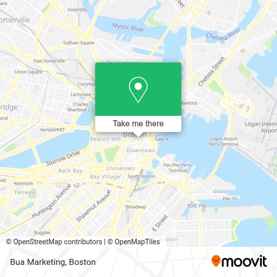 Bua Marketing map