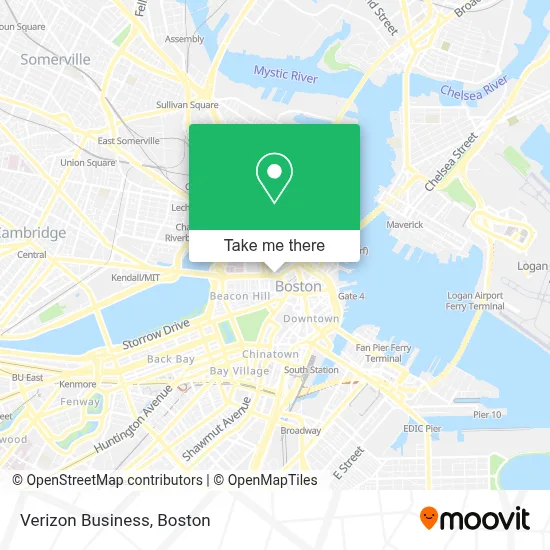 Verizon Business map