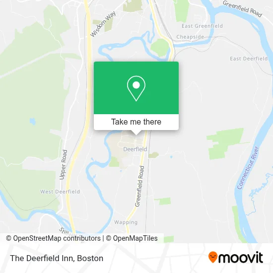 The Deerfield Inn map