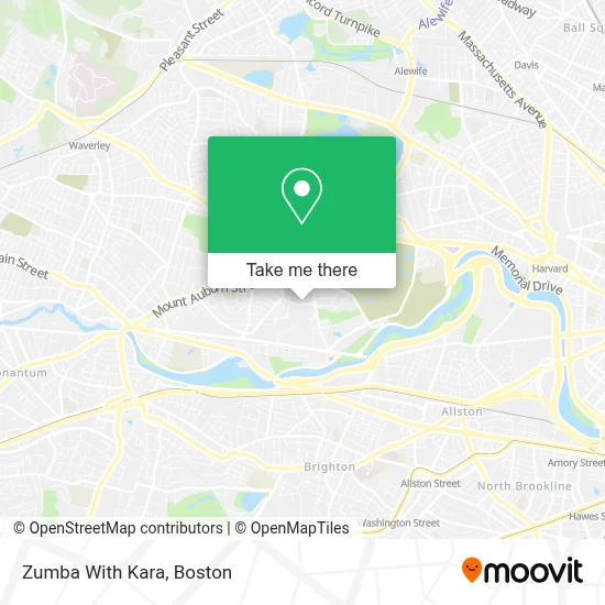 Zumba With Kara map