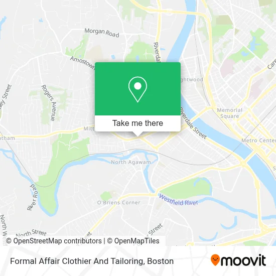 Formal Affair Clothier And Tailoring map