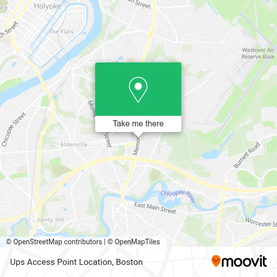 Ups Access Point Location map