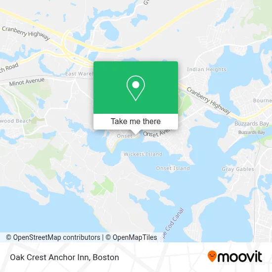 Oak Crest Anchor Inn map