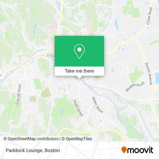 Paddock Lounge map
