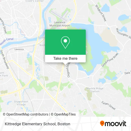 Kittredge Elementary School map
