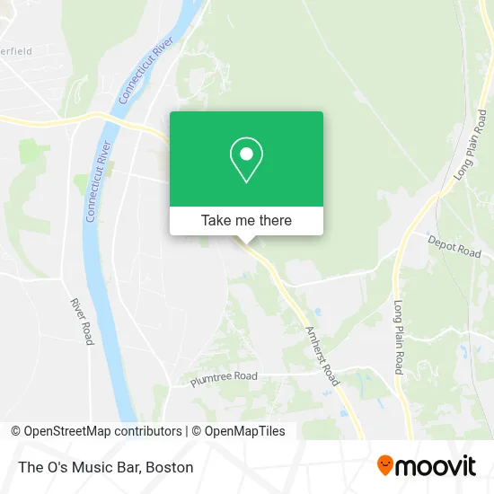 The O's Music Bar map