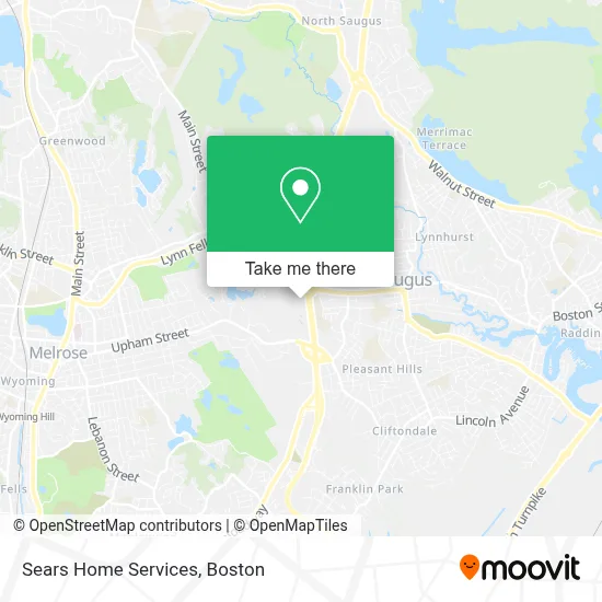 Sears Home Services map