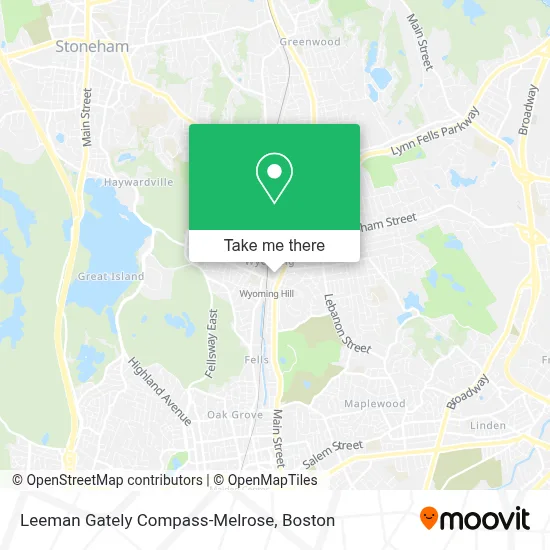 Leeman Gately Compass-Melrose map