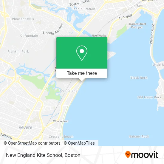New England Kite School map