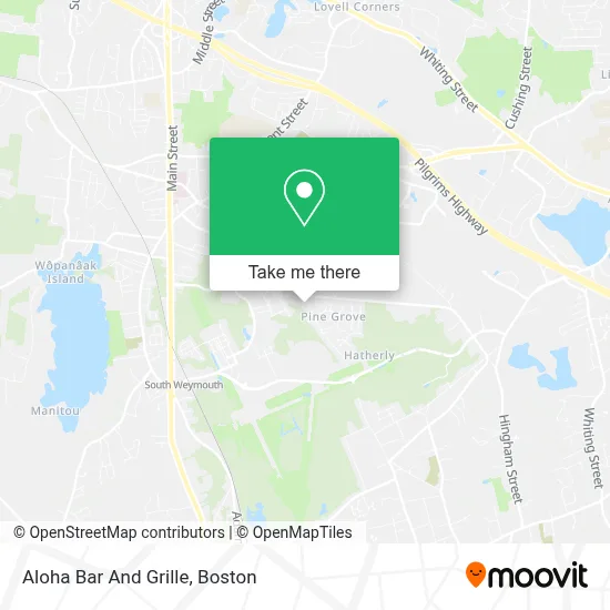 Aloha Bar And Grille map