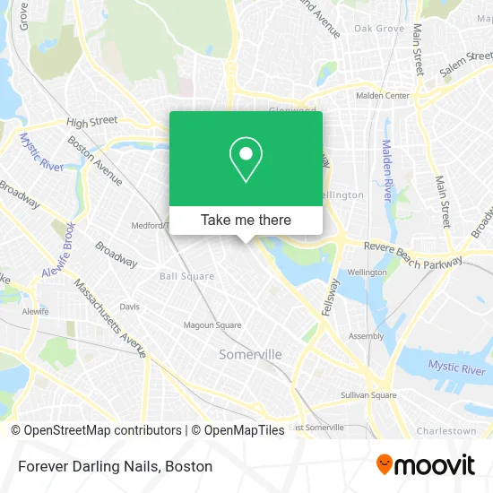 Forever Darling Nails map