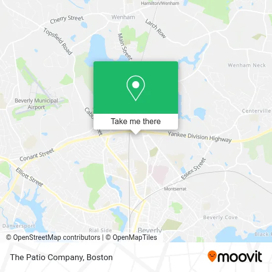 The Patio Company map