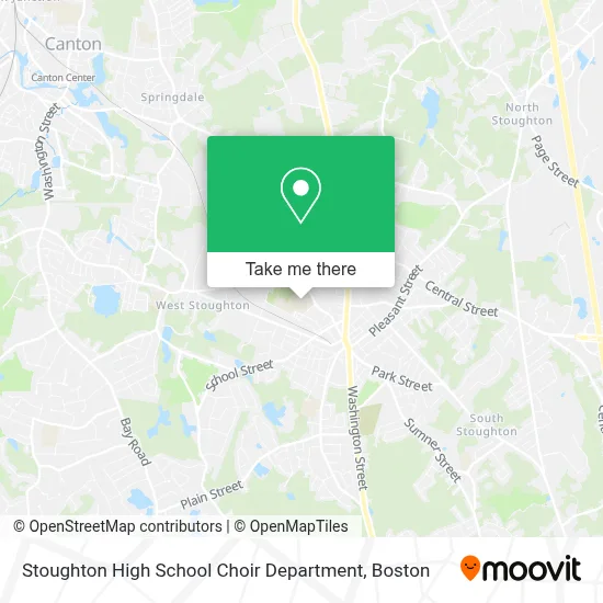 Stoughton High School Choir Department map