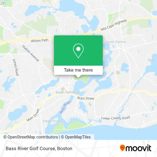 Bass River Golf Course map