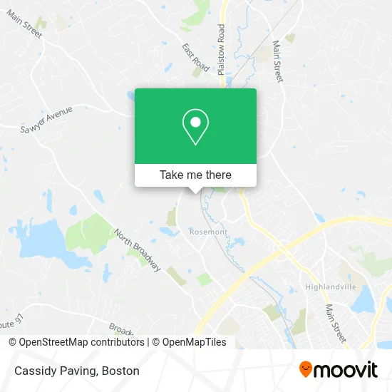 Cassidy Paving map