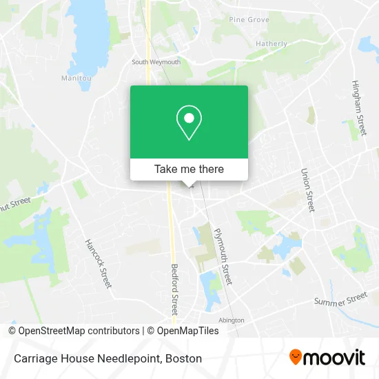Carriage House Needlepoint map