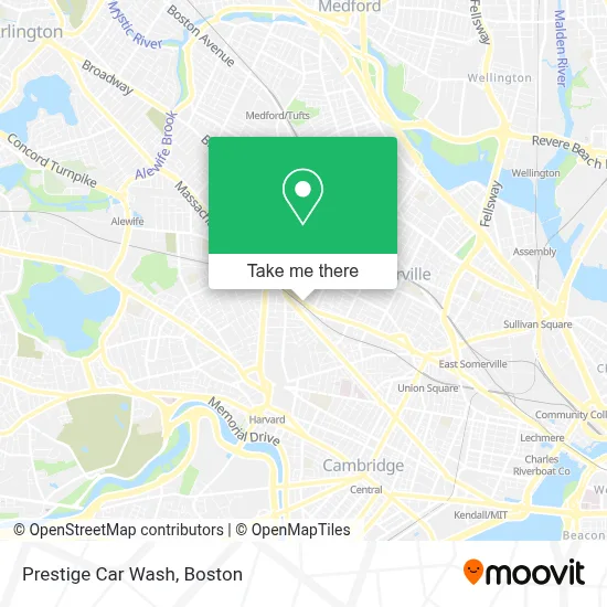 Prestige Car Wash map