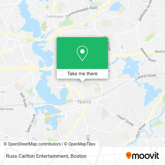 Russ Carlton Entertainment map
