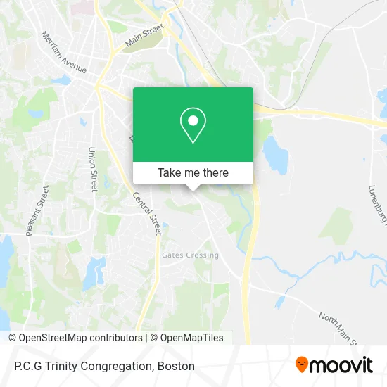 P.C.G Trinity Congregation map