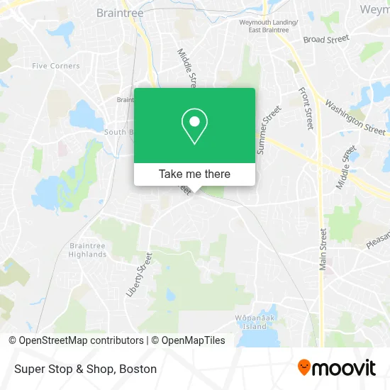 Super Stop & Shop map