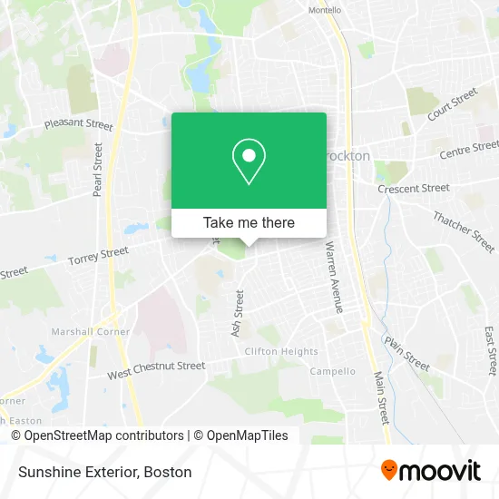 Sunshine Exterior map