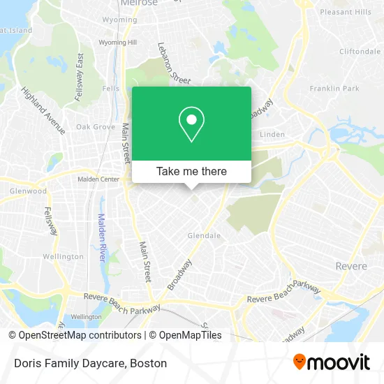 Doris Family Daycare map