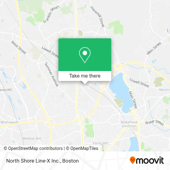 North Shore Line-X Inc. map