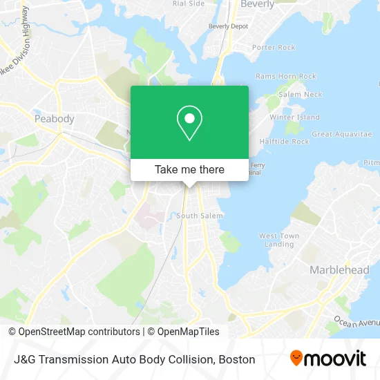 J&G Transmission Auto Body Collision map